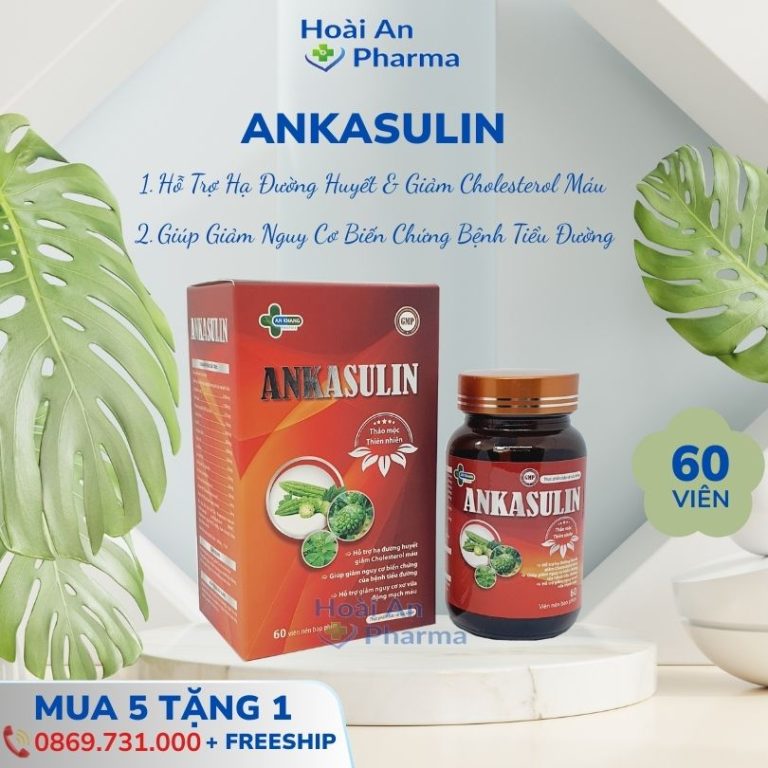Ankasulin – Viên uống hỗ trợ tiểu đường