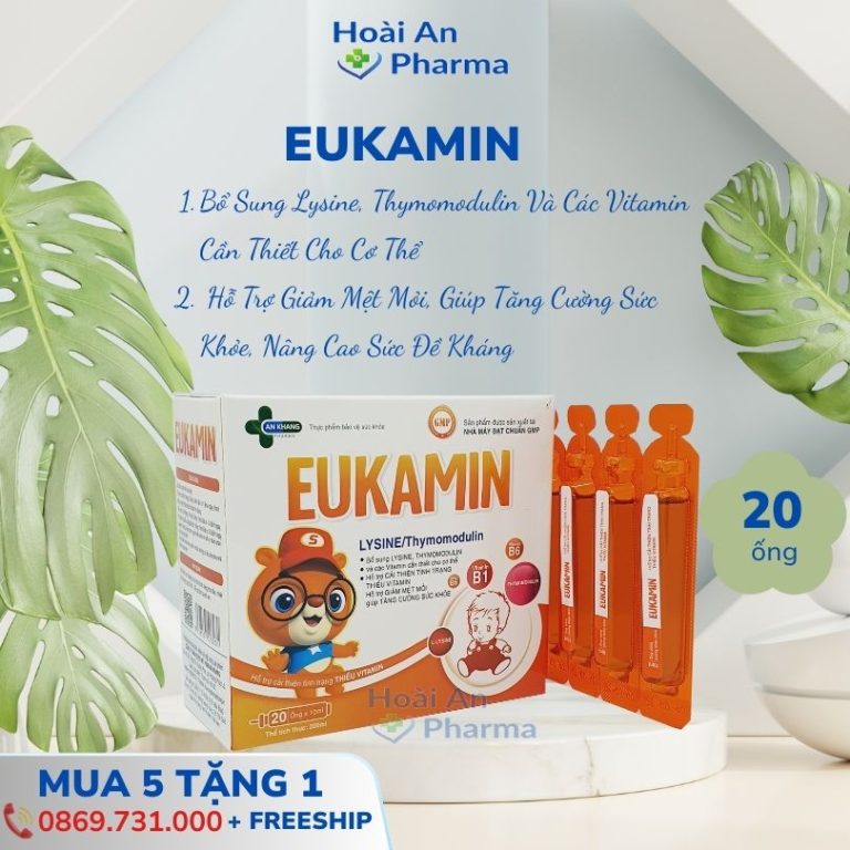 Eukamin -Vitamin tổng hợp, tăng đề kháng, dùng cho cả gia đình