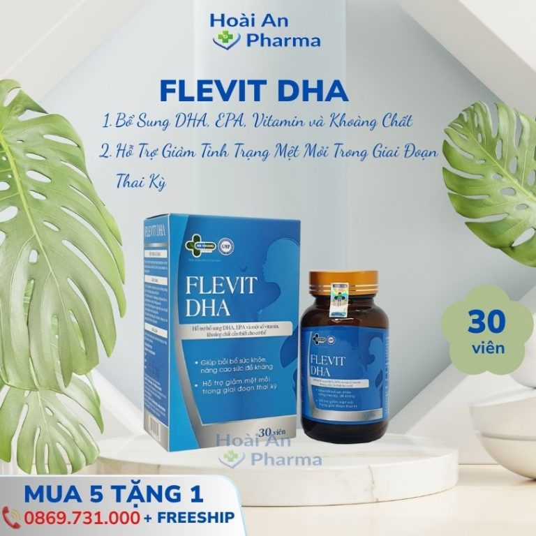 FLEVIT DHA – Bổ bầu tổng hợp, bổ sung DHA, EPA và Vitamin