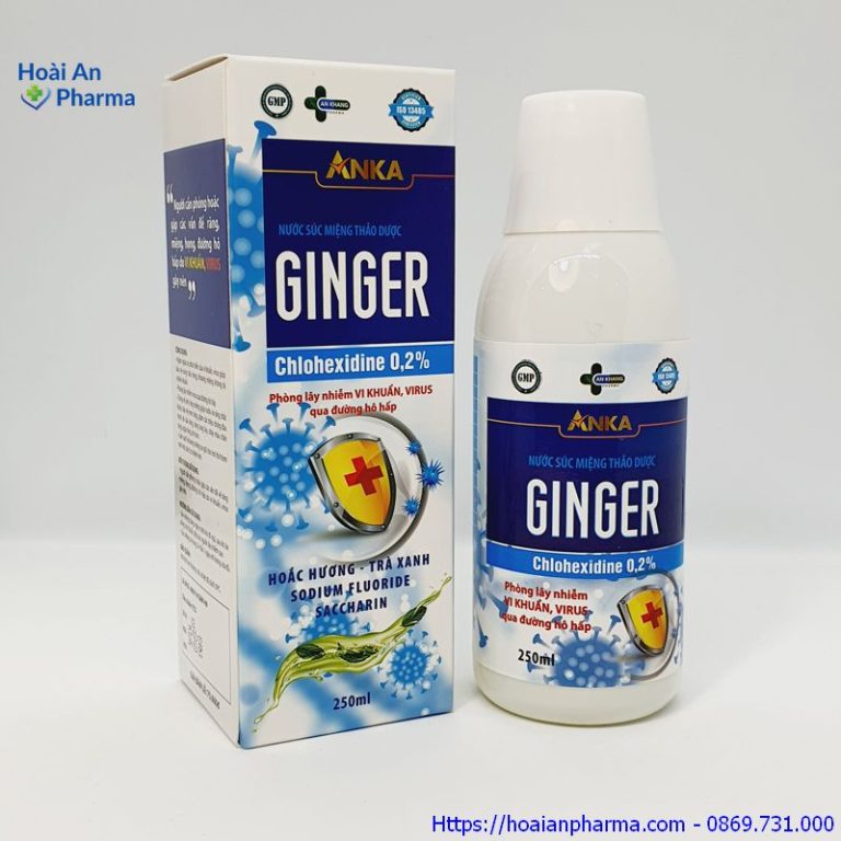 Anka Ginger- Nước xúc miệng thảo dược