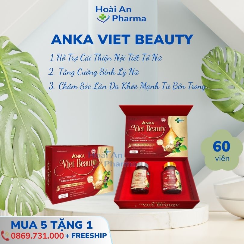 Anka Việt Beauty – Hỗ trợ cải hiện nội tiết tố nữ
