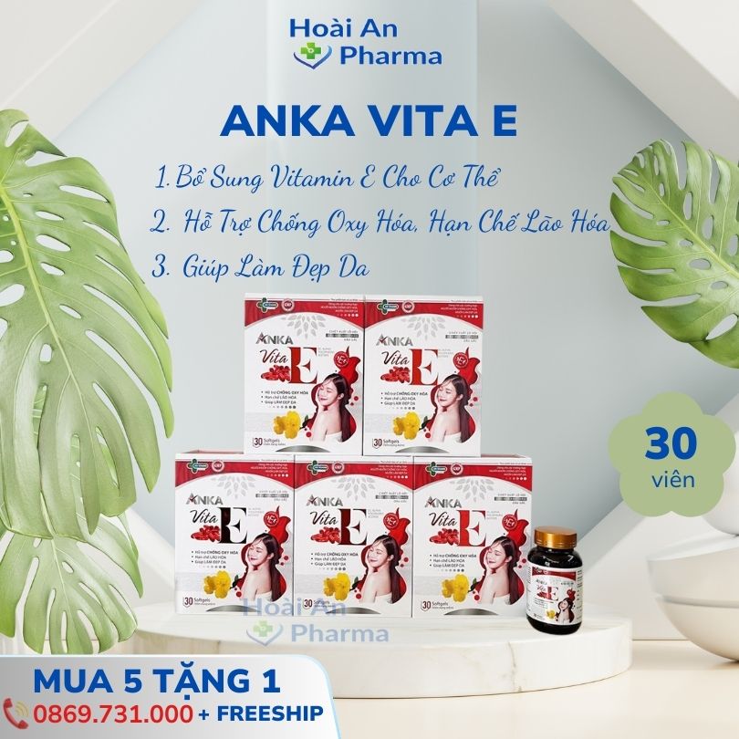 Anka Vita E – Viên uống bổ sung vitamin E cho cơ thể